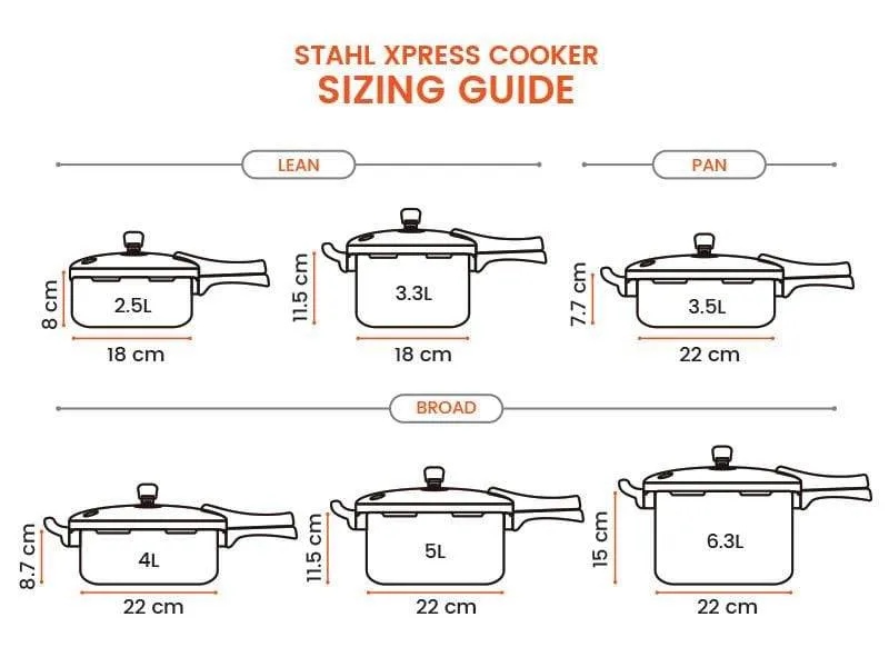 Stahl Triplly Pressure Cooker Xpresso