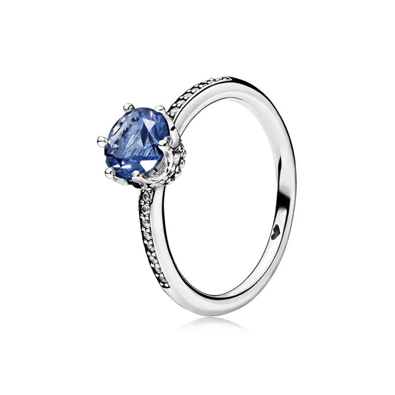 Stylish Sterling Silver Sparkling Zircon Ring For Women