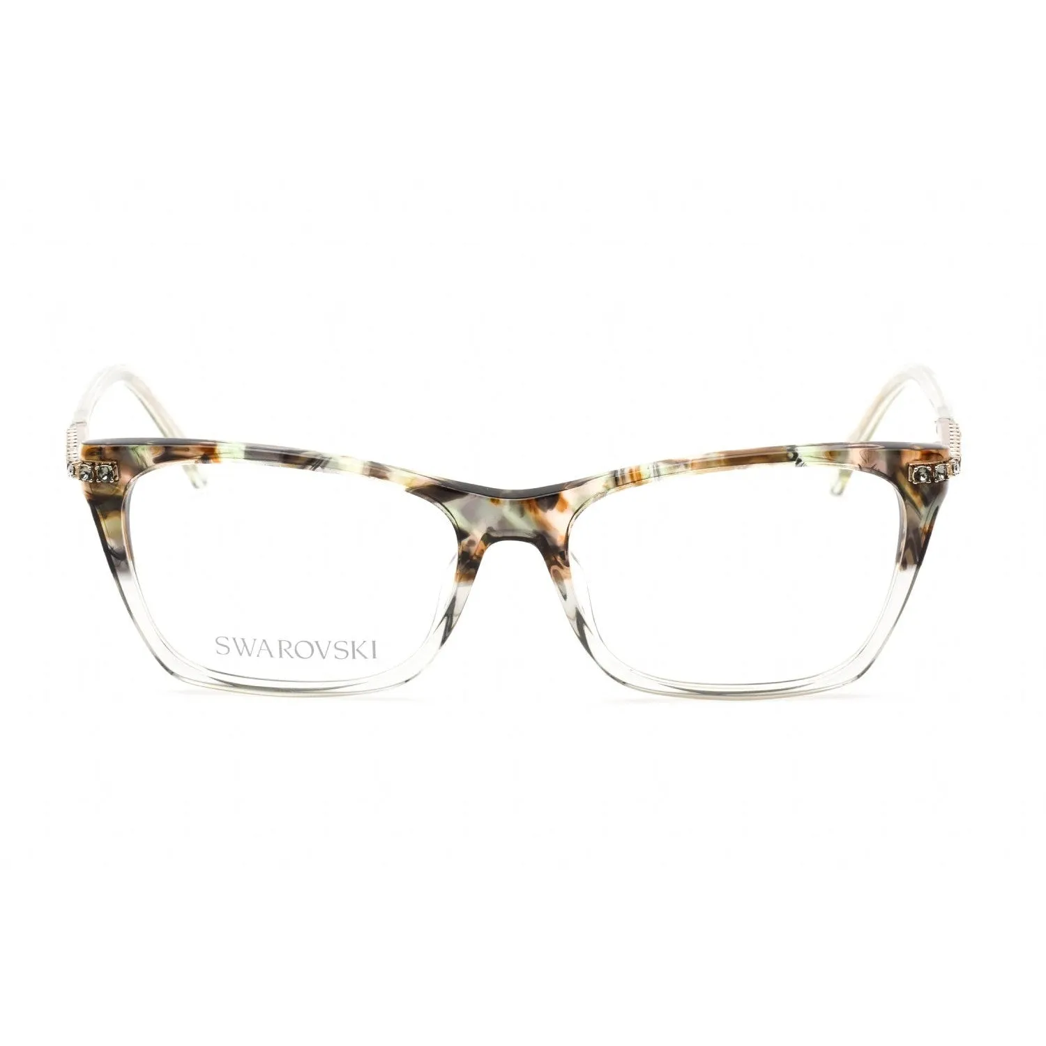 Swarovski SK5426 Eyeglasses havana/other/Clear demo lens