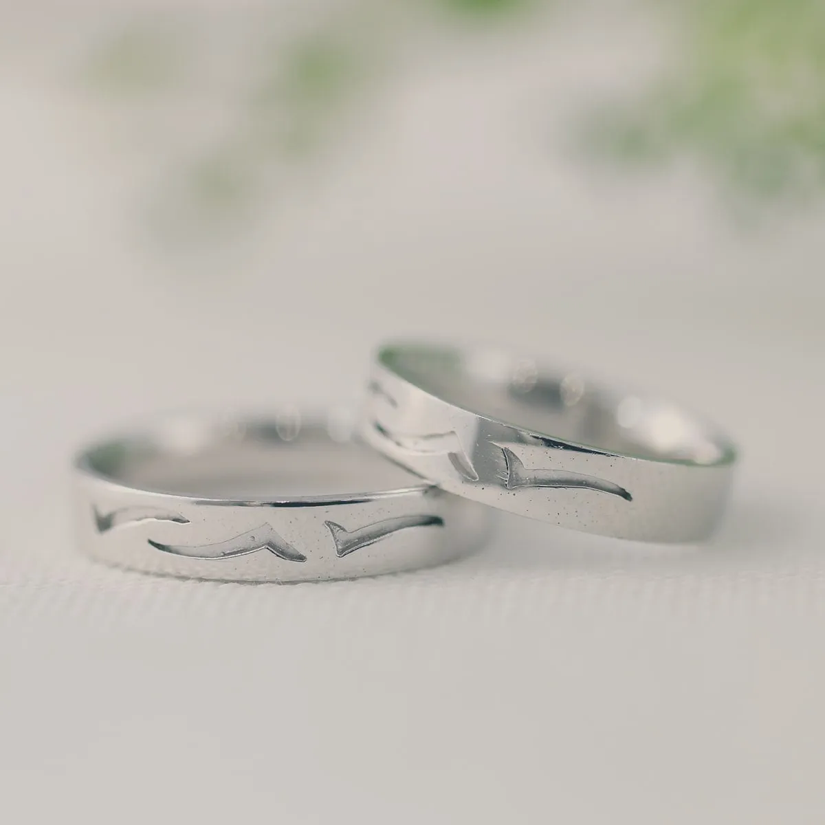 Unique Couple Wedding Ring Set - WM51