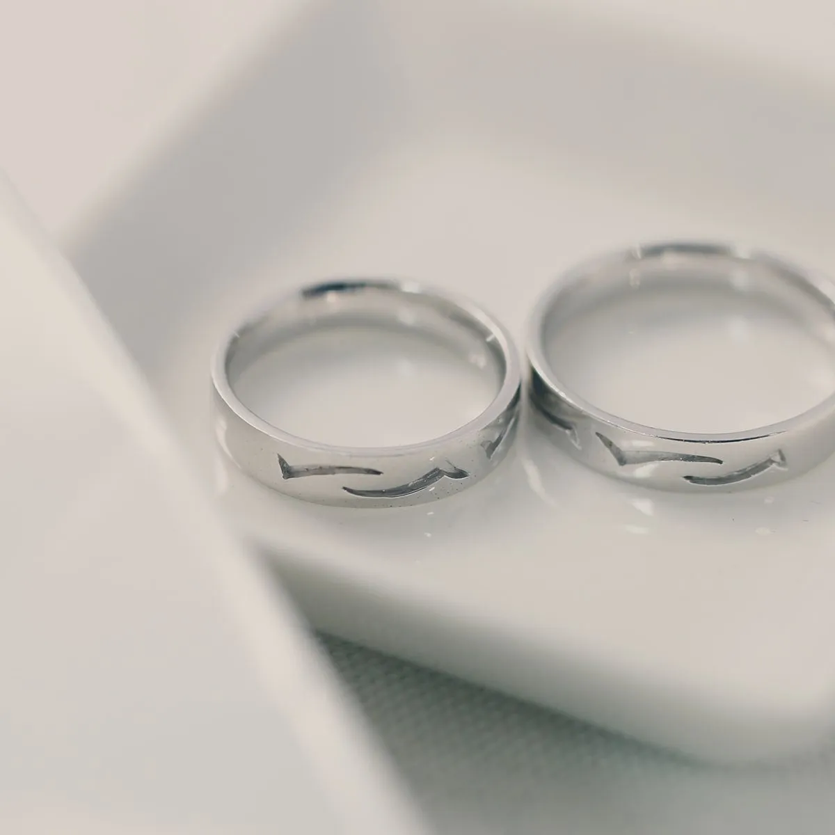 Unique Couple Wedding Ring Set - WM51