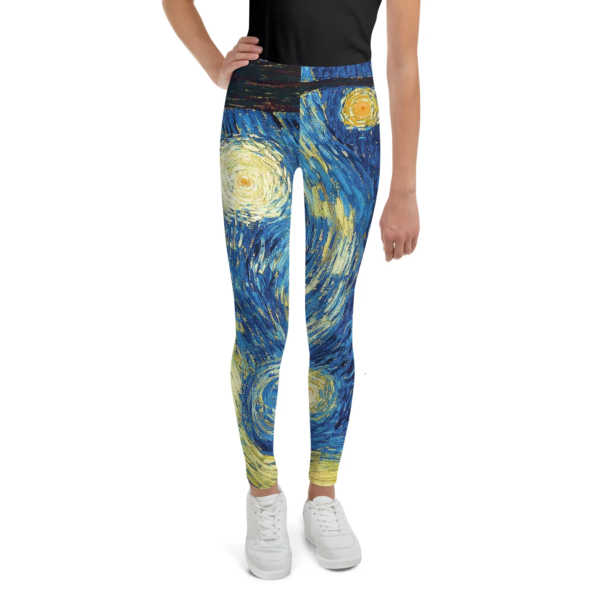 Van Gogh Inspired Starry Night Teen Leggings