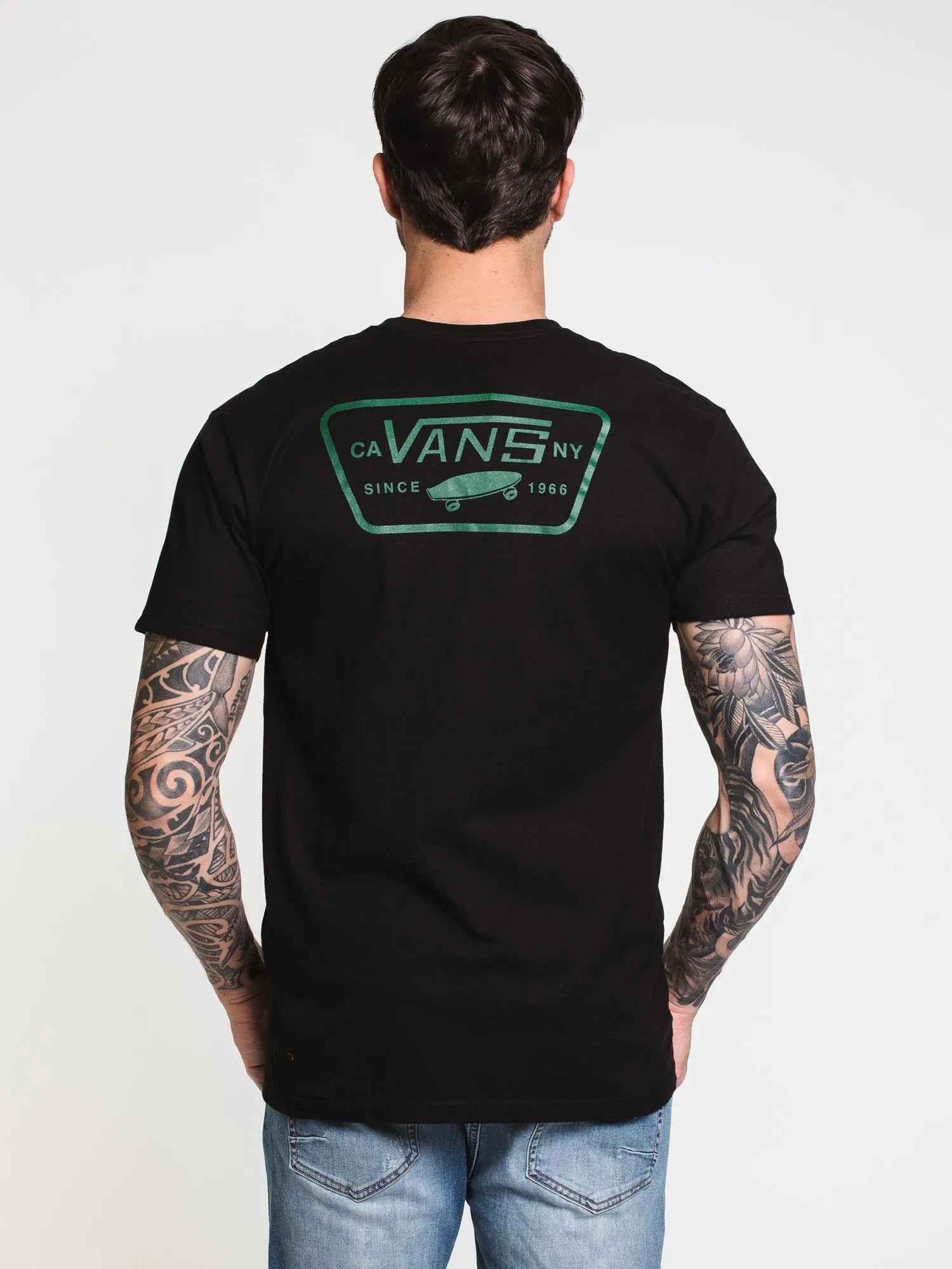 VANS VEE FULL PATCH SHORT SLEEVE TEE  - CLEARANCE