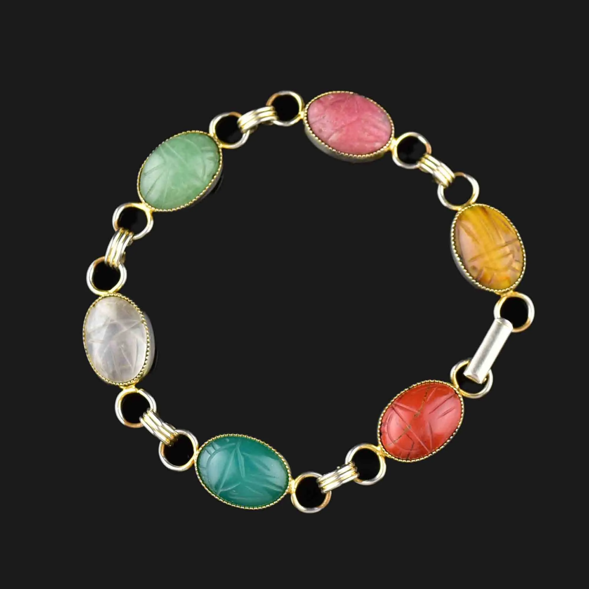 Vintage Beetle Bug Scarab Bracelet