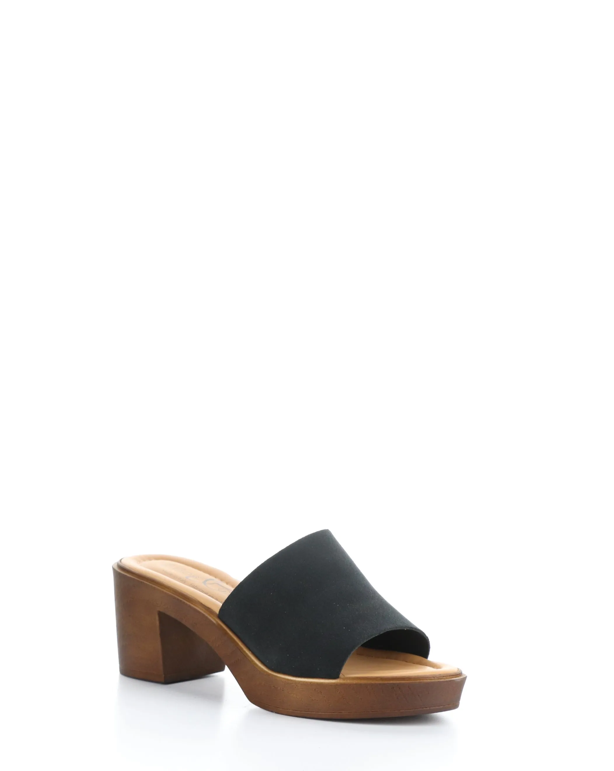 WANDA BLACK Slip-on Sandals