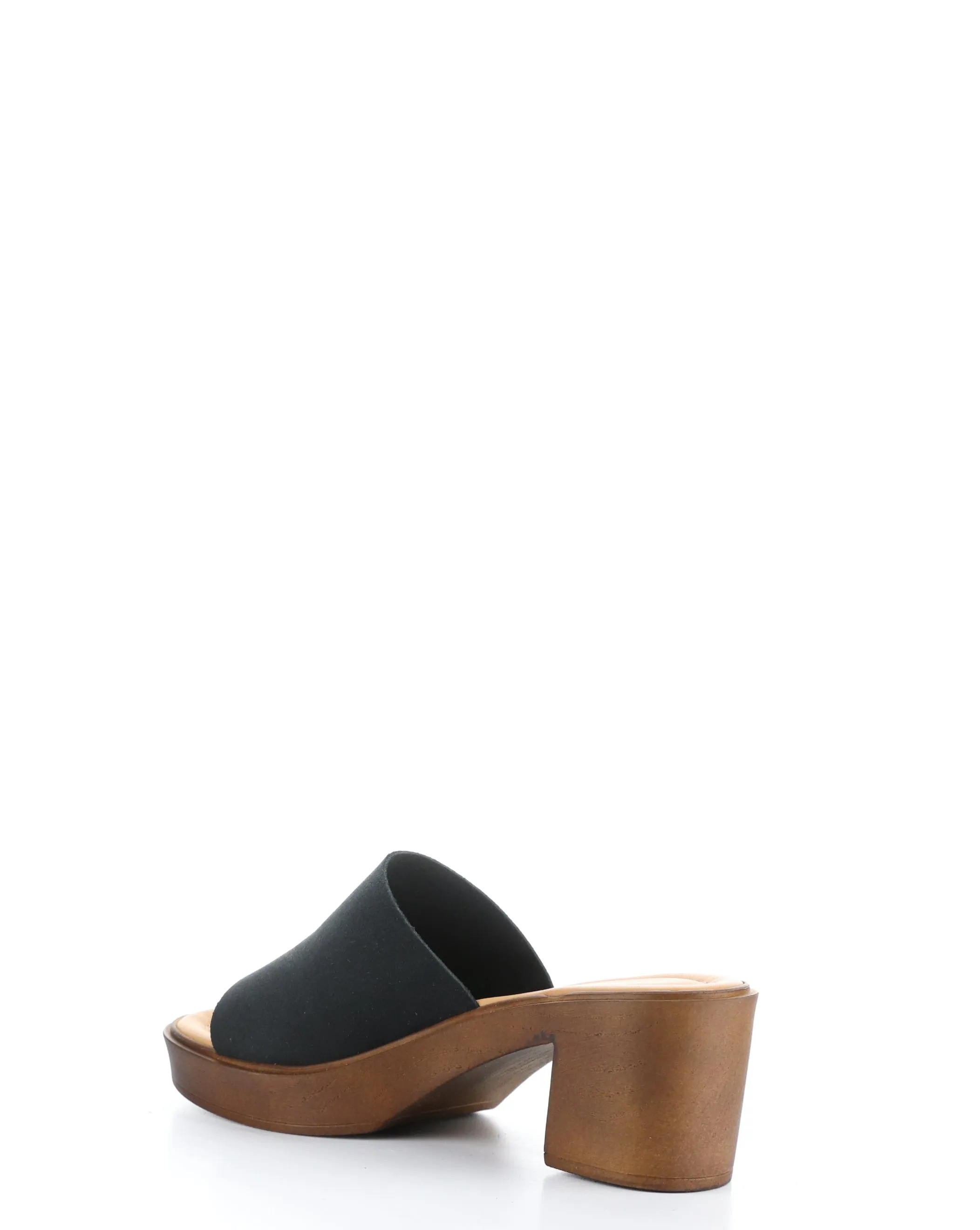 WANDA BLACK Slip-on Sandals