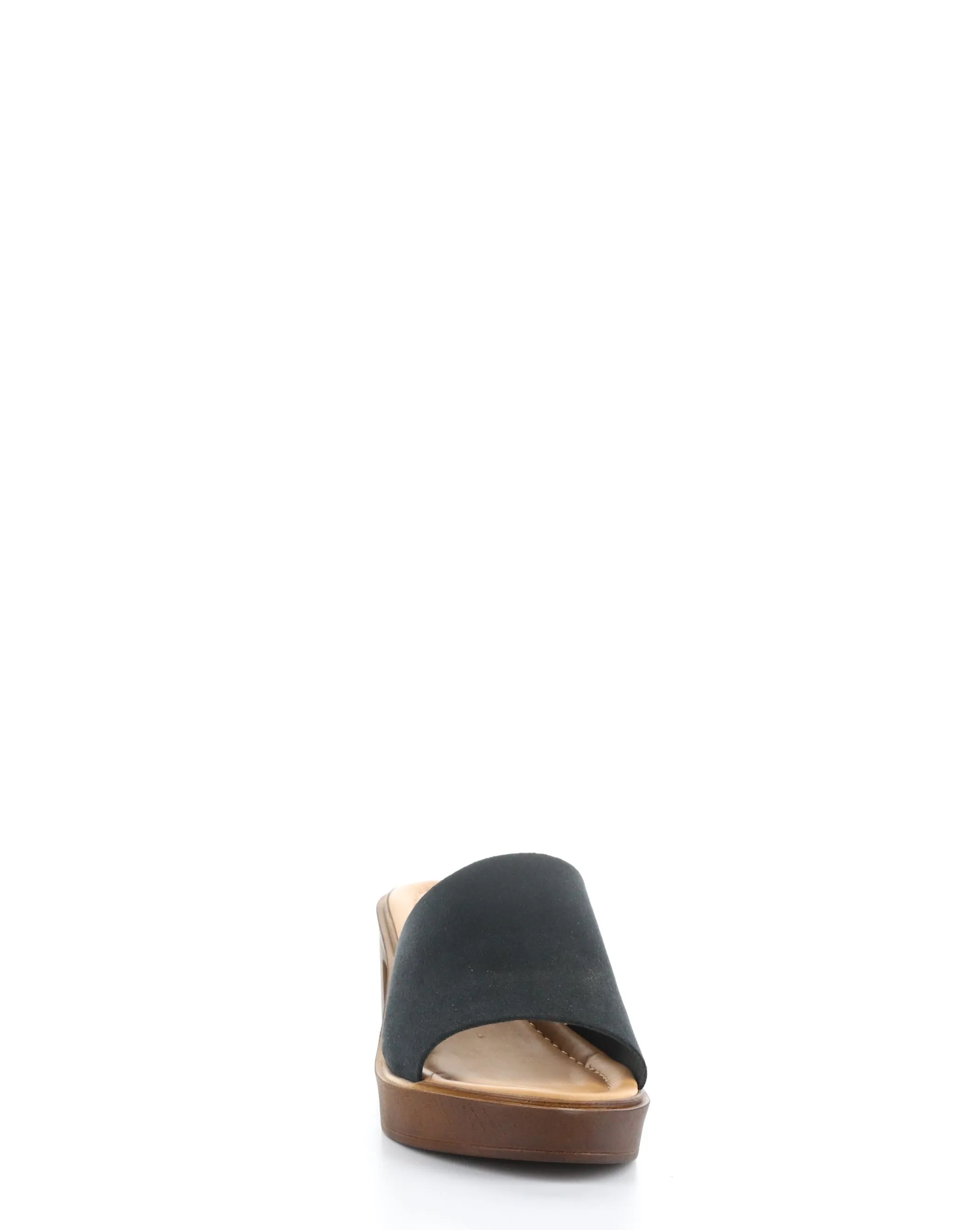 WANDA BLACK Slip-on Sandals