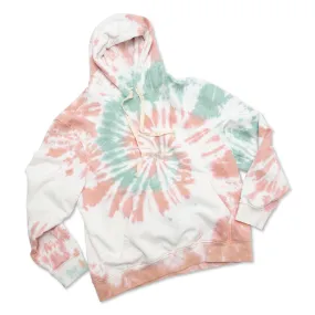 West Side Hoodie - Coral Swirl