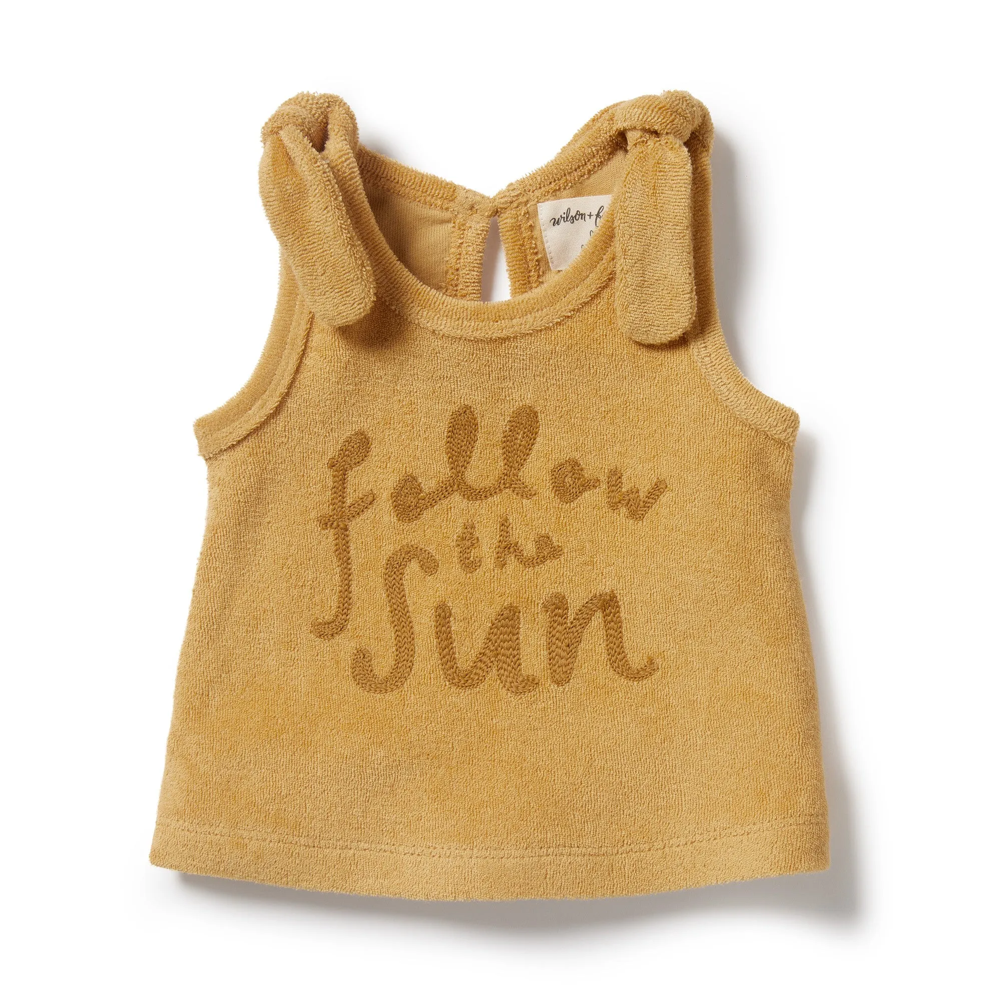 Wilson & Frenchy | Follow The Sun Organic Terry Tie Singlet