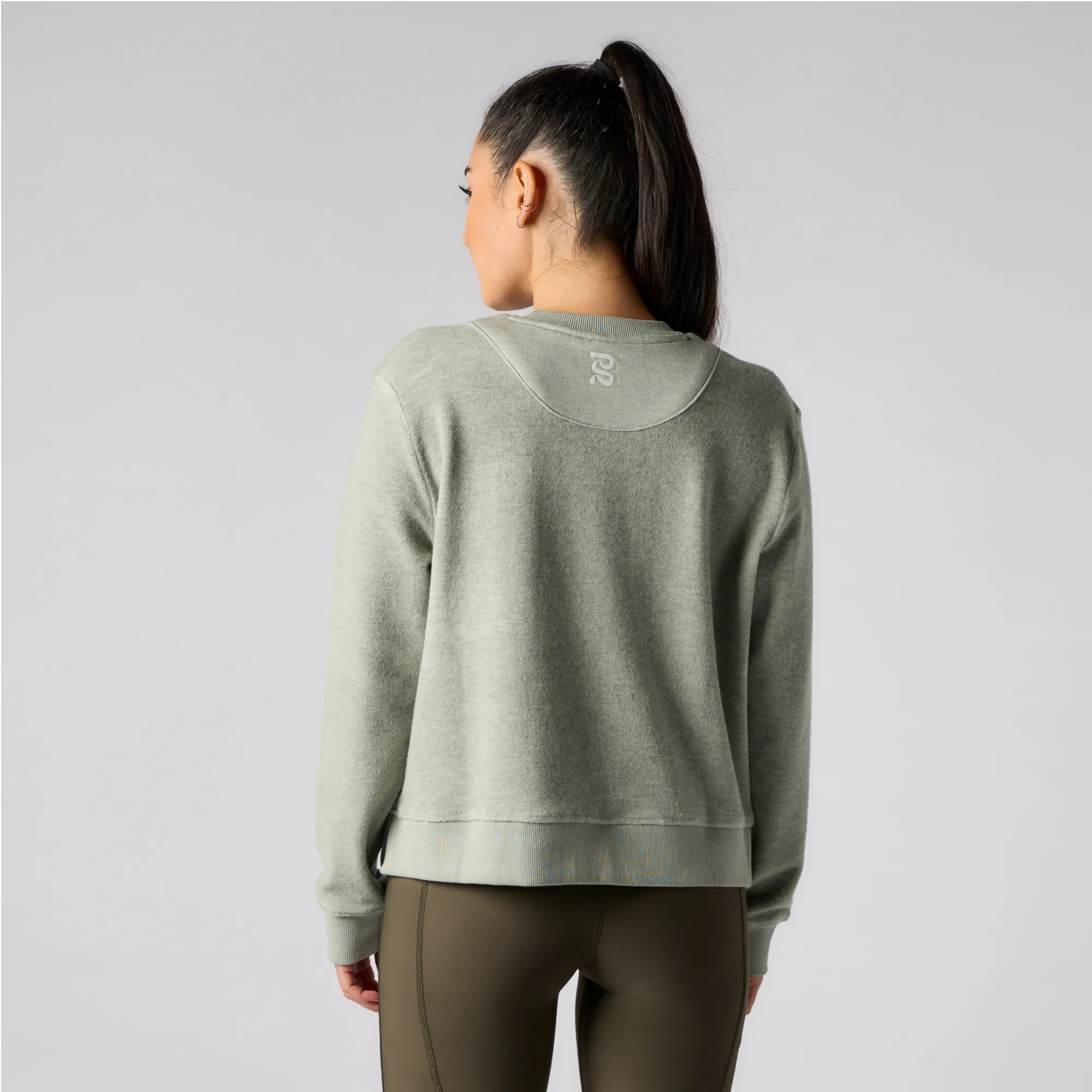 Wool Terry Crewneck - Women's